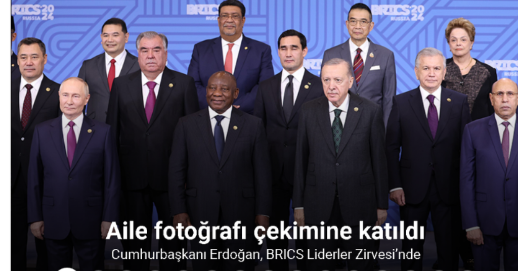 Cumhurbaşkanı Erdoğan, BRICS Liderler Zirvesi’nde aile fotoğrafı çekimine katıldı