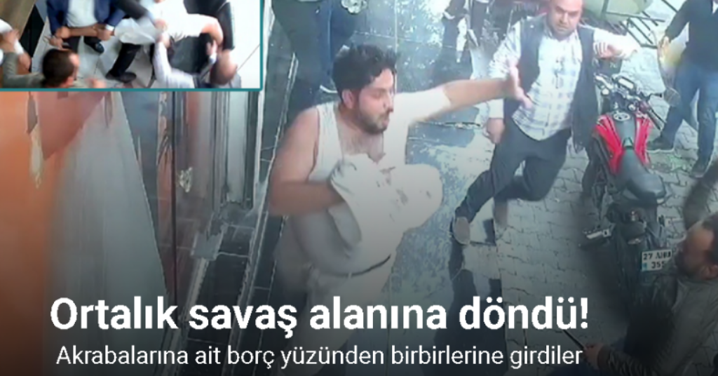 Şanlıurfa’da fotoğrafçı ile kardeşinin muhtar ve yakınları tarafından darp edildiği anlar kamerada