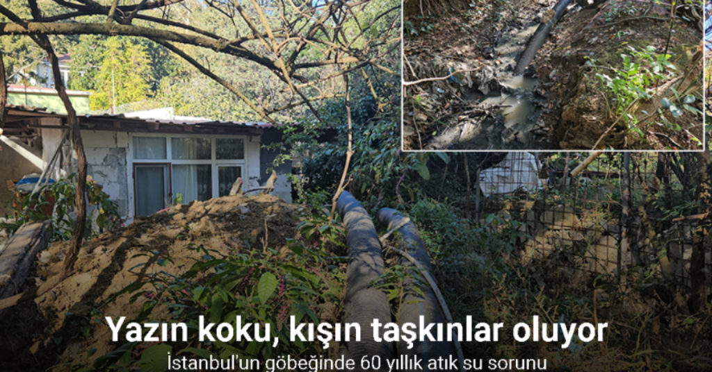 İstanbul’un göbeğinde 60 yıllık atık su sorunu vatandaşı çileden çıkardı
