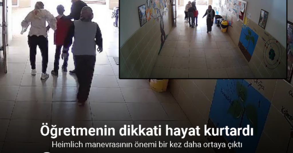 Öğretmenin dikkati, öğrencinin hayatını kurtardı
