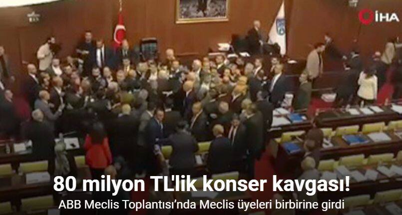 Ankara Büyükşehir Belediye Meclis Toplantısı’nda konser gerginliği