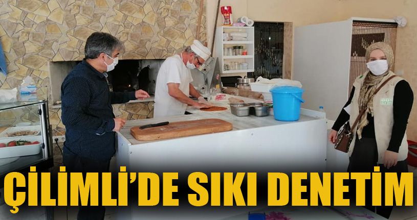 Çilimli'de Denetimler Sıklaştırıldı