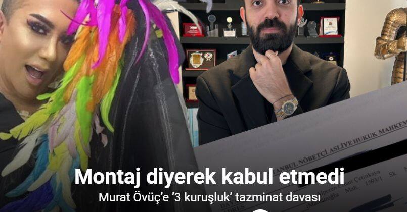 Murat Övüç’e ’3 kuruşluk’ tazminat davası