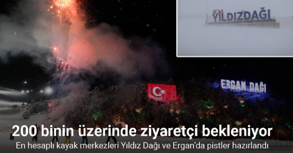 En hesaplı kayak merkezleri Yıldız Dağı ve Ergan’da pistler hazırlandı