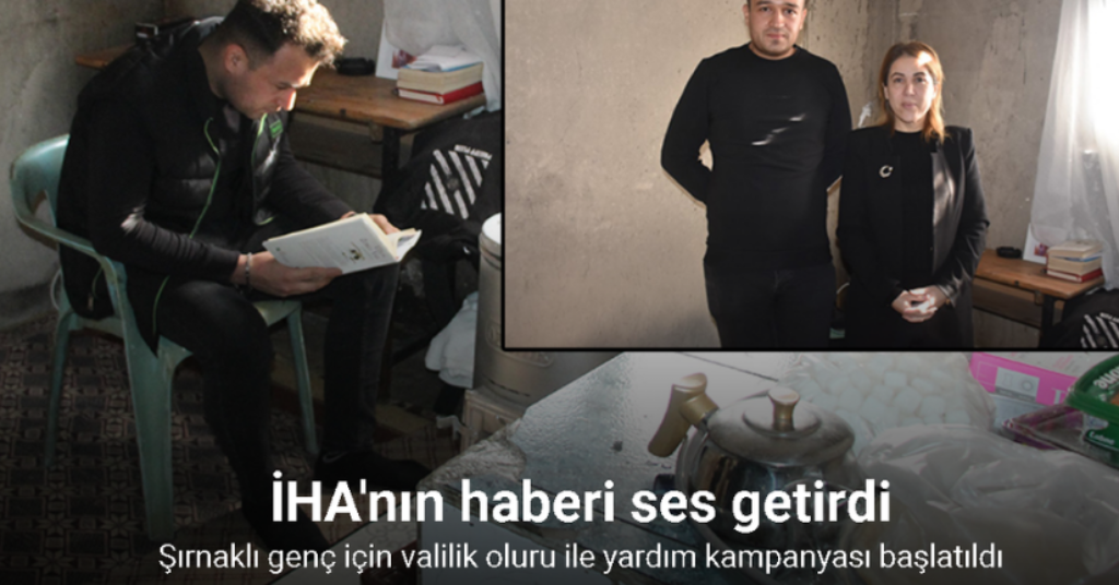 İHA’nın haberi ses getirdi, Şırnaklı genç için valilik oluru ile yardım kampanyası başlatıldı