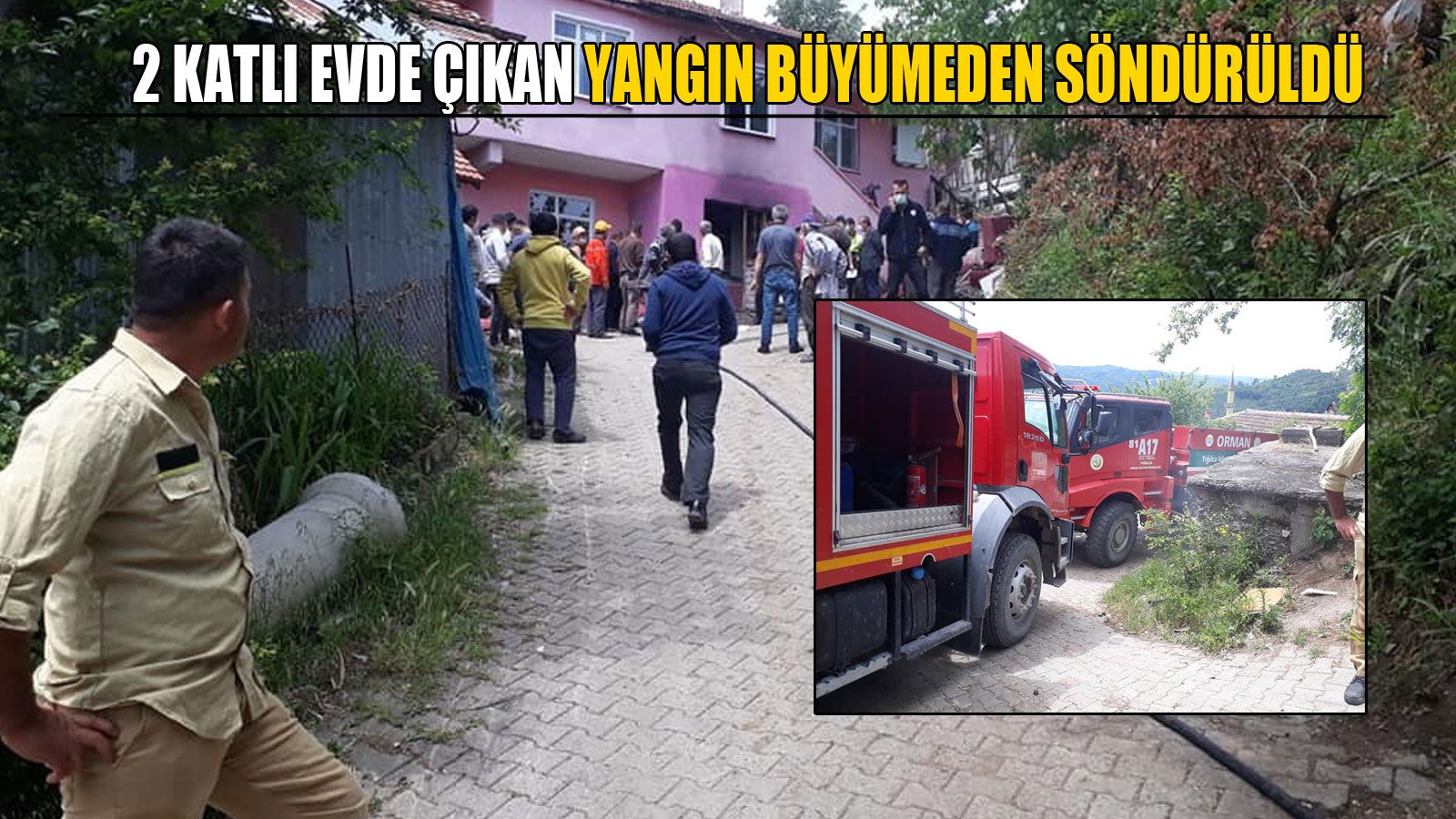 Yığılca’da Ev Yangını!