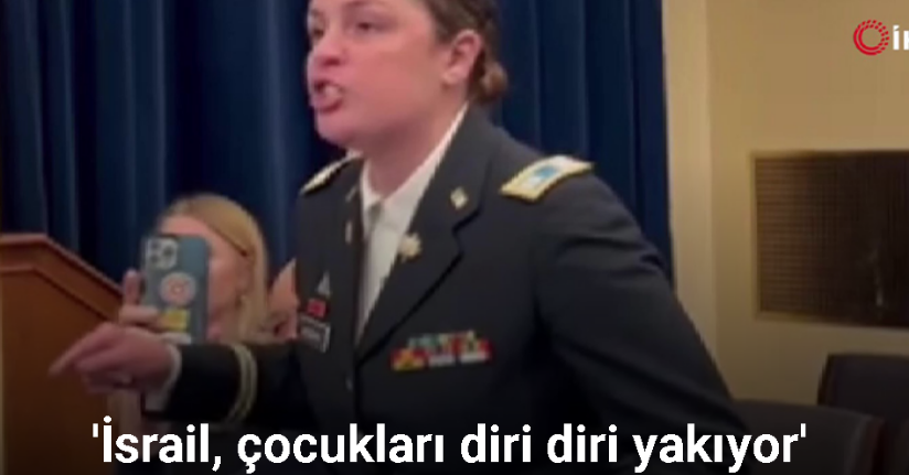 ABD’li eski askerden Kongre’de İsrail protestosu: “İsrail, çocukları diri diri yakıyor”