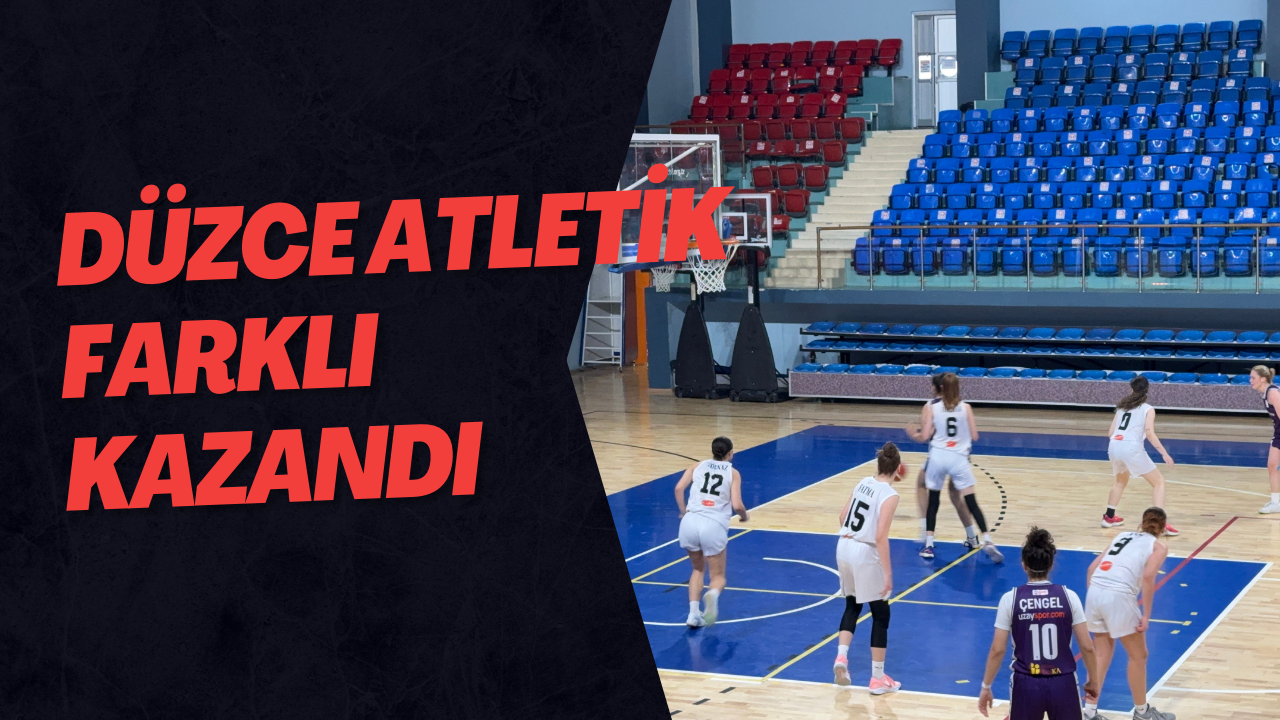 Düzce Atletik Farklı Kazandı