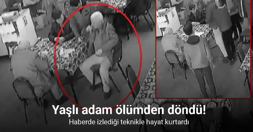 Haberde izlediği teknikle böyle can kurtardı