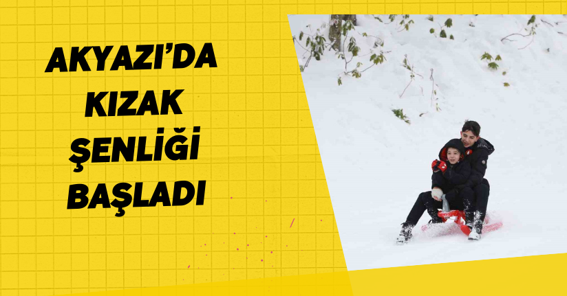 Akyazı’da kızak şenliği başladı