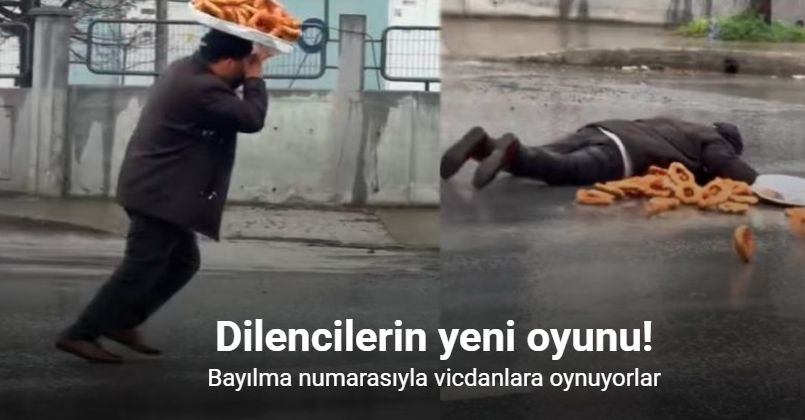 Esenyurt’ta bayılma numarasıyla duygu sömürüsü kamerada