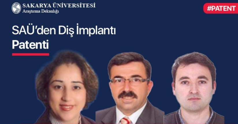 Doğal diş hareketini taklit eden implant patentle tescillendi