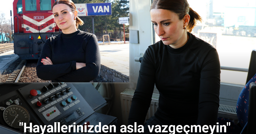 Zorlu coğrafyanın kadın makinisti takdir topluyor