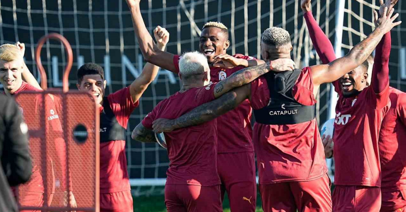 Galatasaray, Alanyaspor maçı hazırlıklarını Belek’te sürdürdü