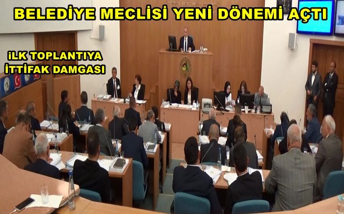 Yeni dönemin ilk belediye meclisi yapıldı