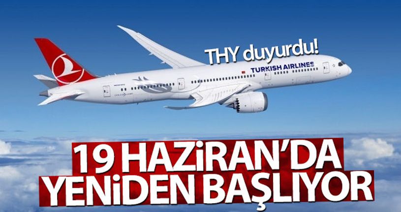 THY, 19 Haziran'da Amerika'ya uçuş başlatacak