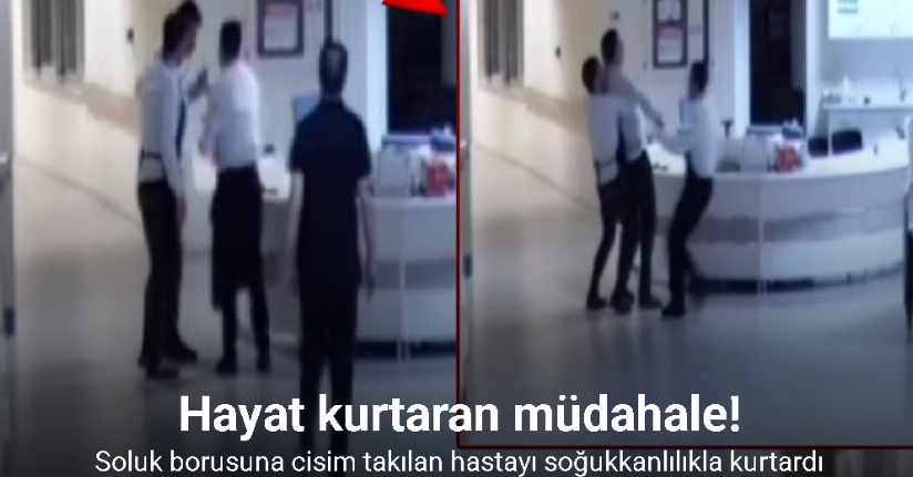 Hastanede yemekhane personeli hayat kurtardıHastanede yemekhane personeli hayat kurtardı