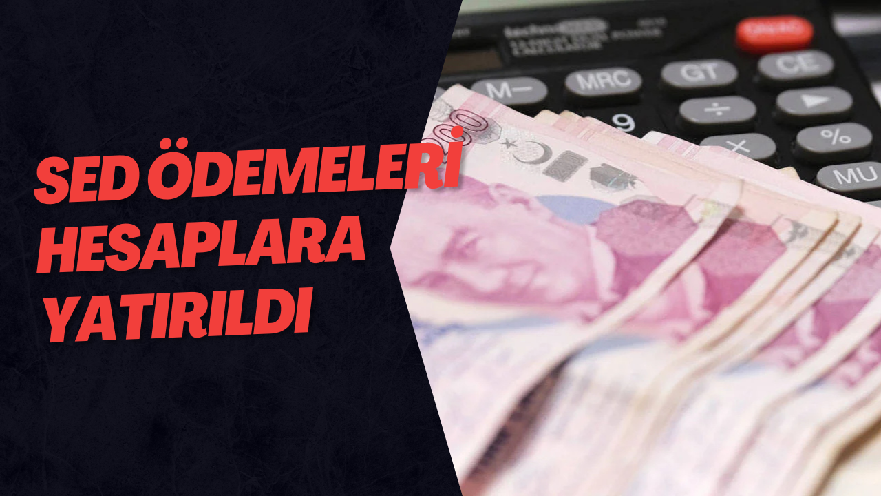 SED Ödemeleri Hesaplara Yatırıldı