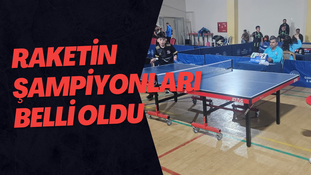 Raketin Şampiyonları Belli Oldu