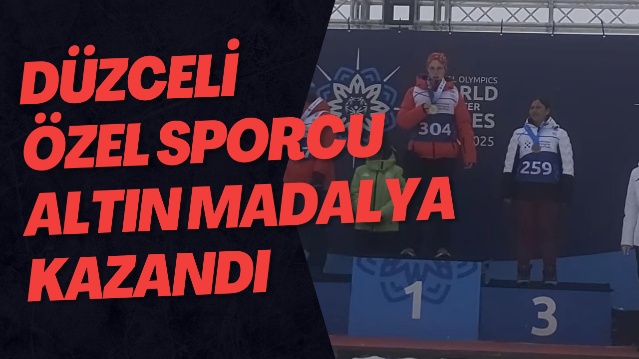 Düzceli Özel Sporcu Altın Madalya Kazandı
