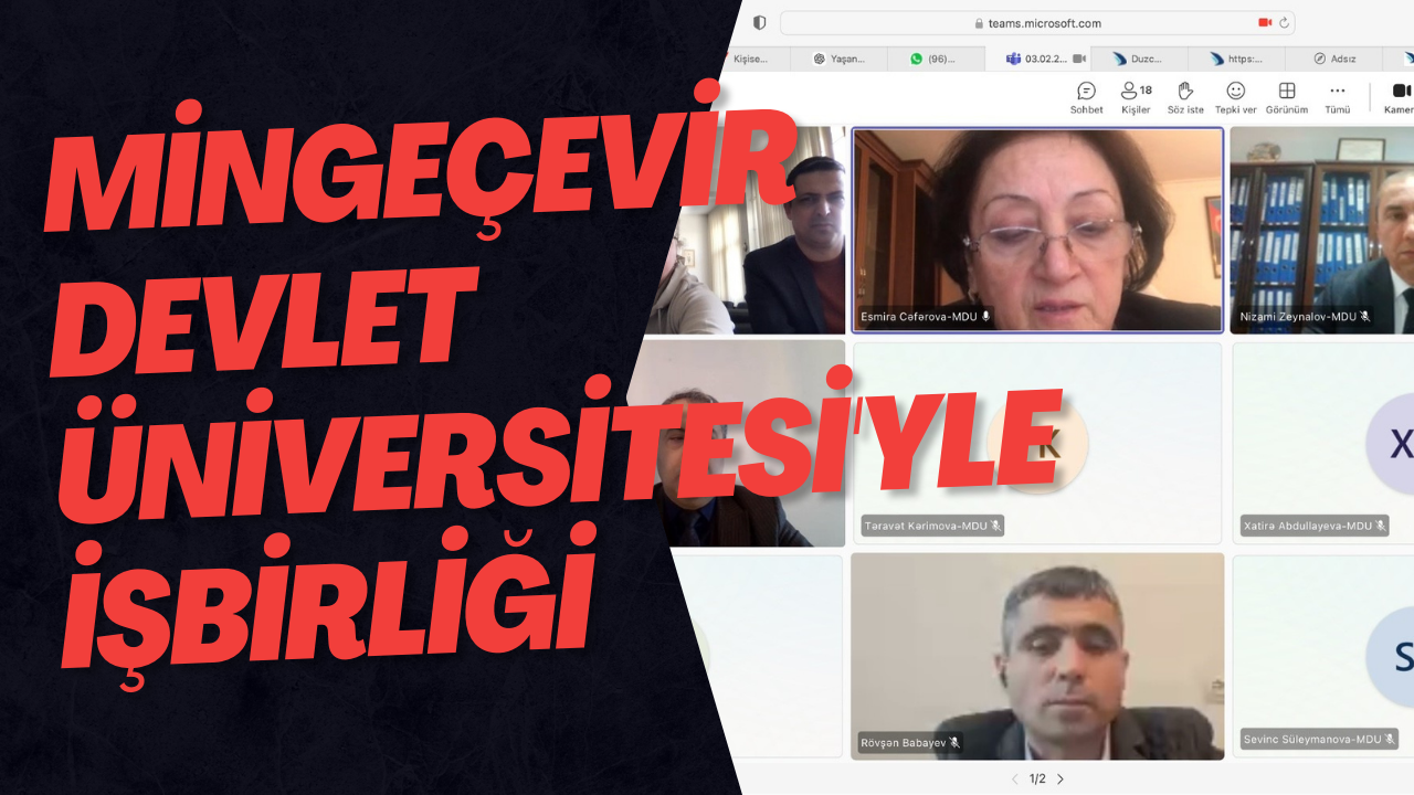 Mingeçevir Devlet Üniversitesi'yle İşbirliği