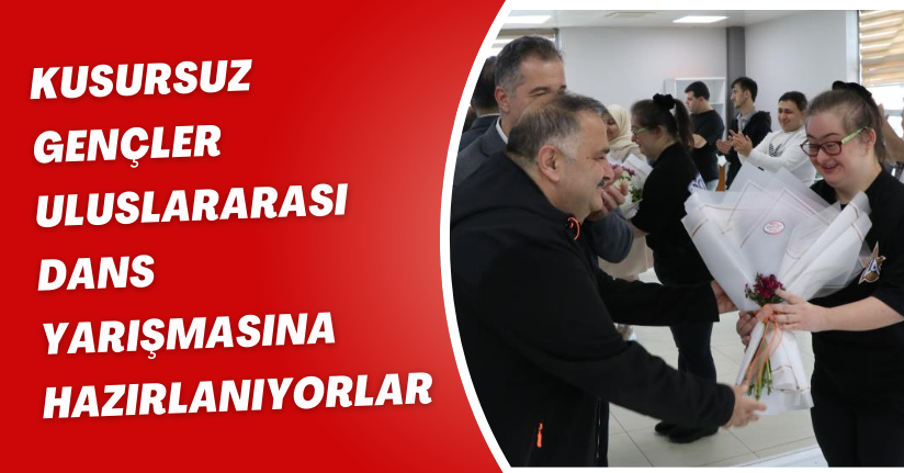 Kusursuz gençler uluslararası dans yarışmasına hazırlanıyorlar