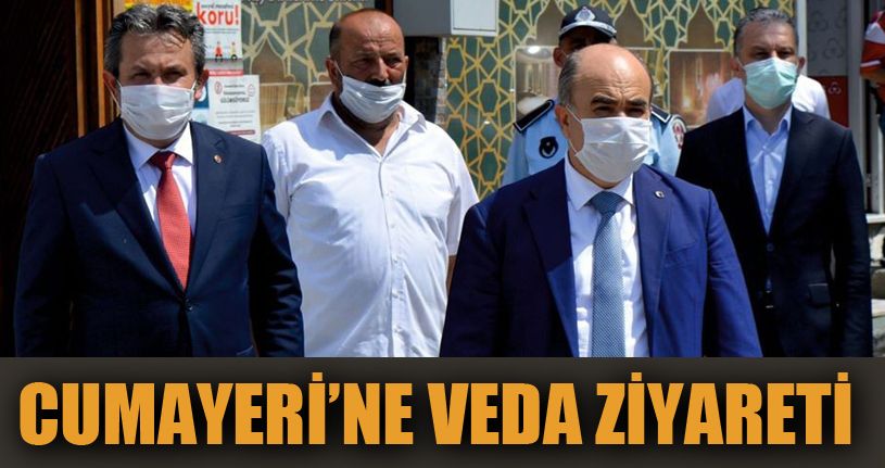 Vali Dağlı’dan Cumayeri’ne veda ziyareti