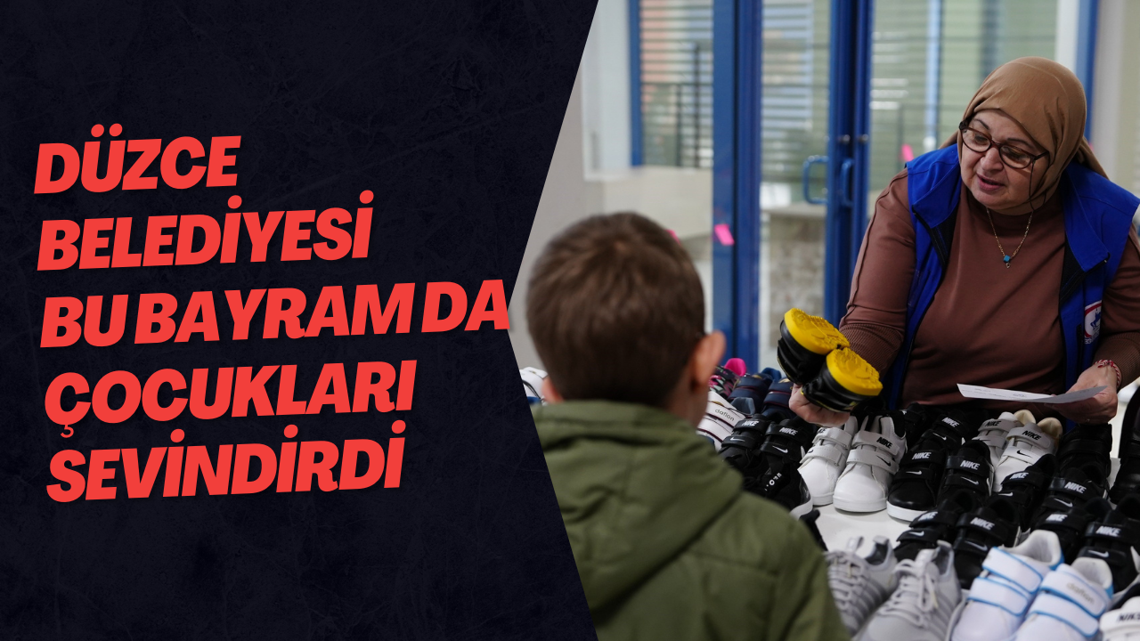 Düzce Belediyesi Bu Bayram da Çocukları Sevindirdi