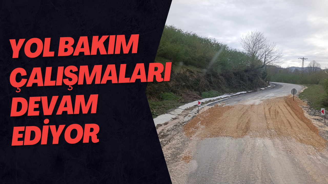 Yol Bakım Çalışmaları Devam Ediyor