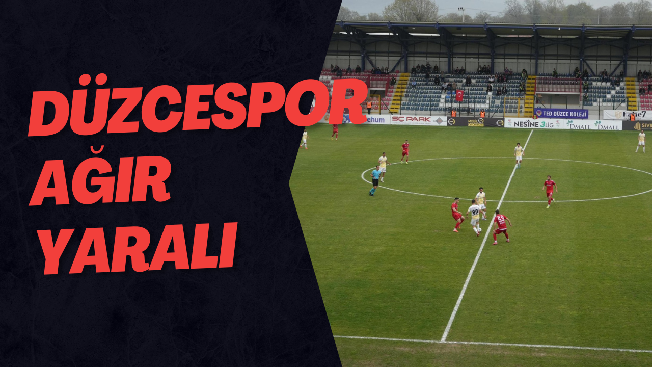 Düzcespor Ağır Yaralı