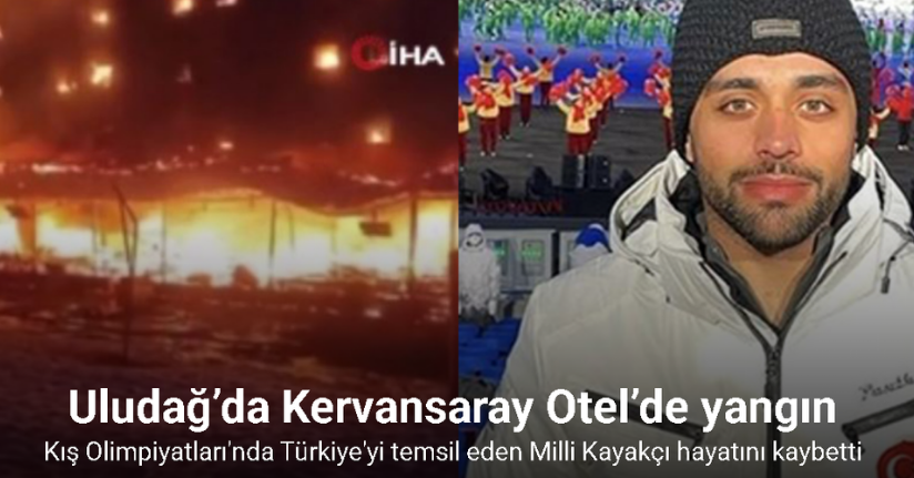 Uludağ’da Kervansaray Otel’de yangın