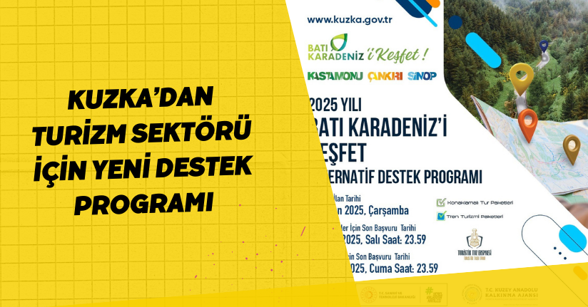 KUZKA’dan turizm sektörü için yeni destek programı