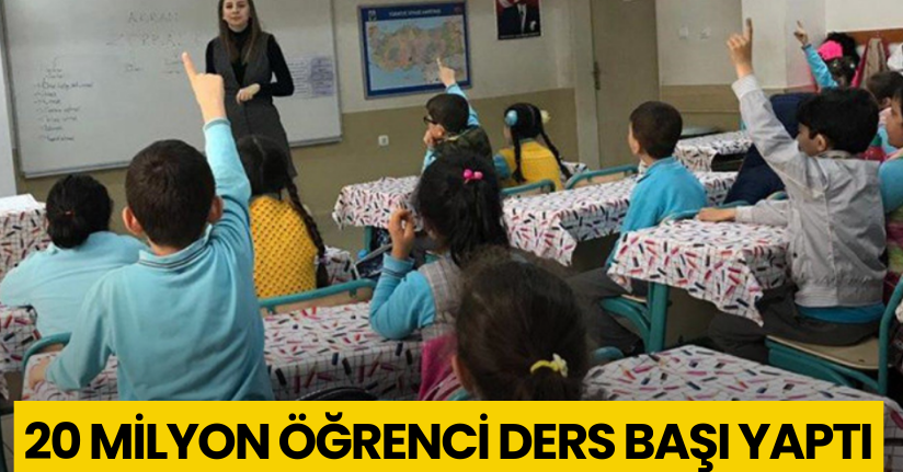 Okullarda ara tatil sonrası ilk ders çaldı