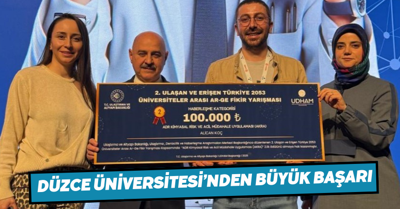 Düzce Üniversitesi’nden büyük başarı