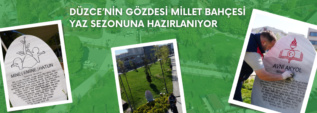 Millet Bahçesi, yaz aylarına hazırlanıyor