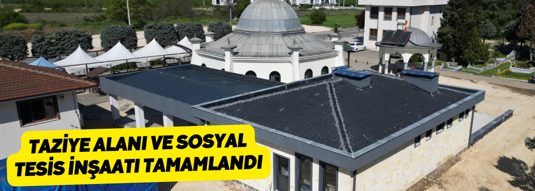 Taziye alanı ve sosyal tesis inşaatı tamamlandı