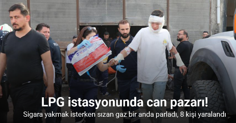 LPG istasyonunda can pazarı