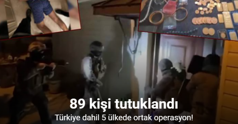 5 ülkede uyuşturucu madde ticareti örgütlerine eş zamanlı operasyon