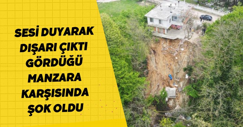 Sesi duyarak dışarı çıktı, gördüğü manzara karşısında şok oldu