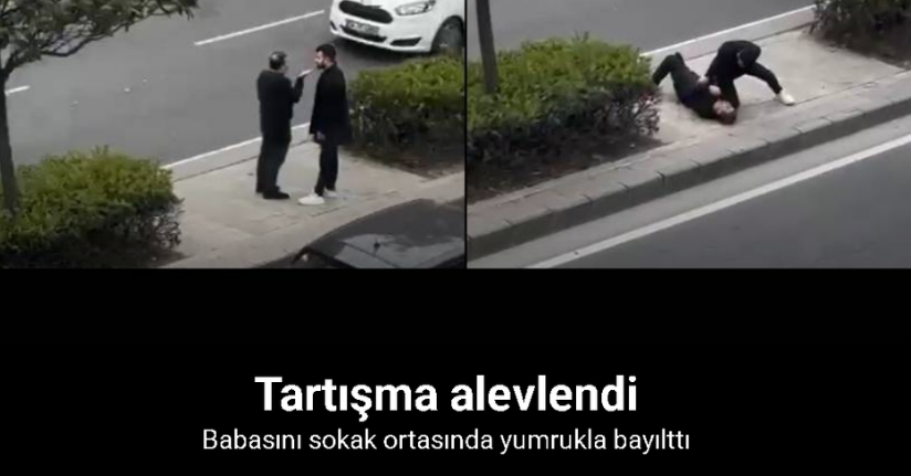 Babasını tek yumrukla bayılttı