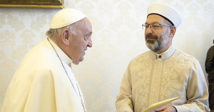  Diyanet İşleri Başkanı Erbaş’tan, Papa Franciscus için taziye mesajı