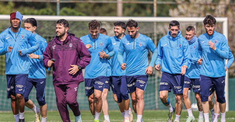 Trabzonspor, Göztepe maçı hazırlıklarını sürdürdü