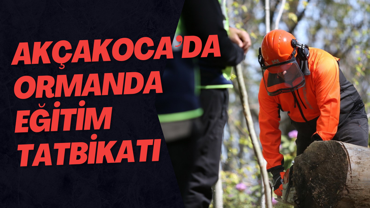Akçakoca’da Ormanda Eğitim Tatbikatı