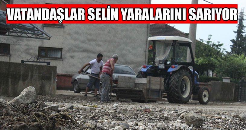 Vatandaşlar Yaralarını Sarmaya Başladı