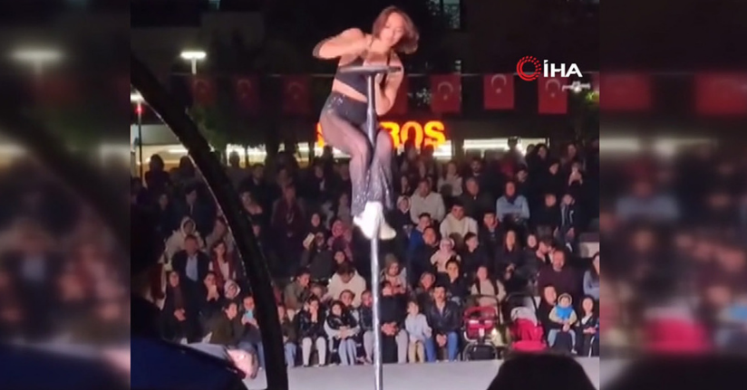 Direk dansının faturası ağır oldu