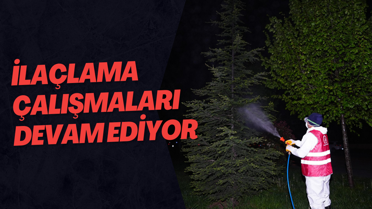 İlaçlama Çalışmaları Devam Ediyor