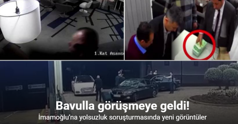 İmamoğlu’nun ekibindeki kişi bavulla görüşmeye geldi, kameraları bantladılar