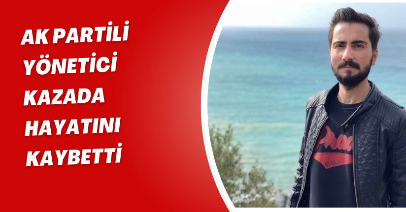 AK Partili yönetici kazada hayatını kaybetti