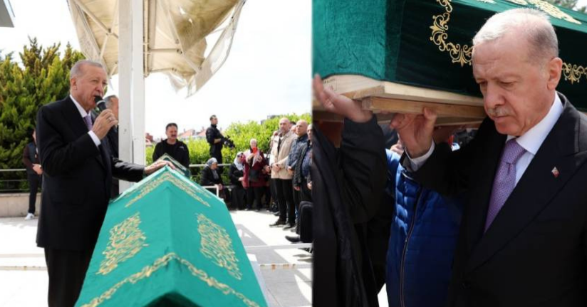 Cumhurbaşkanı Erdoğan, Arapça öğretmeni Ahmet Karaman’ın cenaze namazına katıldı