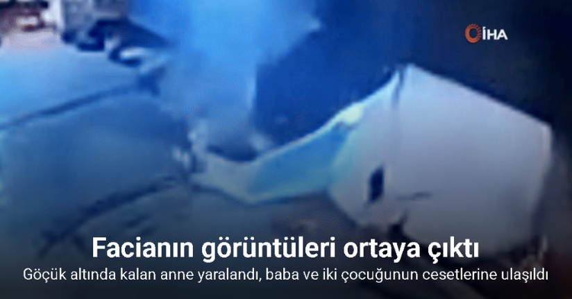 Samsun’da 3 kişinin öldüğü heyelan faciasının görüntüleri ortaya çıktı